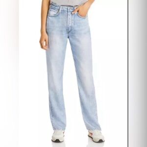 Rag & Bone Tencel Women's Alex Liquid Miramar High Rise Straight Leg Pants 27